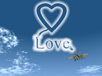 аватар Любовь и сердце в небе