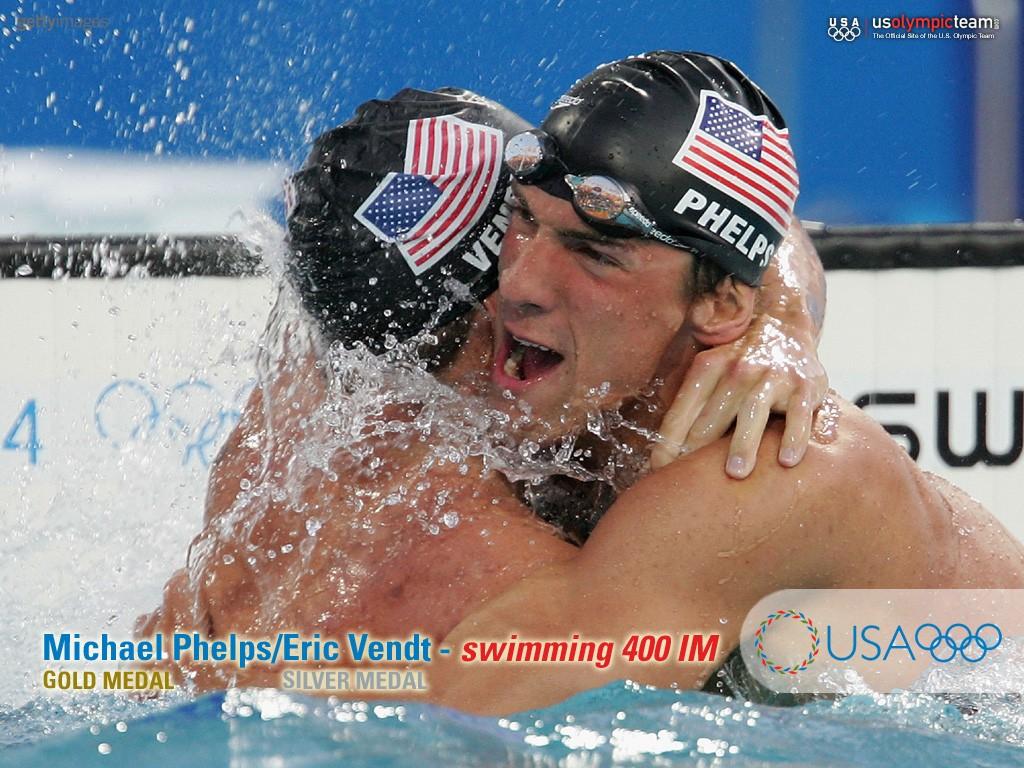 обои Michael Phelps, Eric Vendt фото