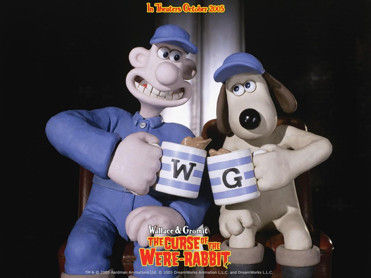 обои Wallace & Gromit in The Curse of the Were-Rabbit фото