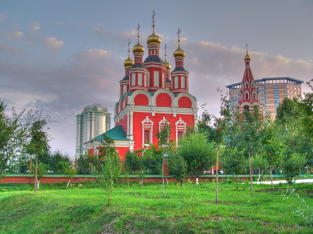 обои Церковь Михаила Архангела в Тропарево фото