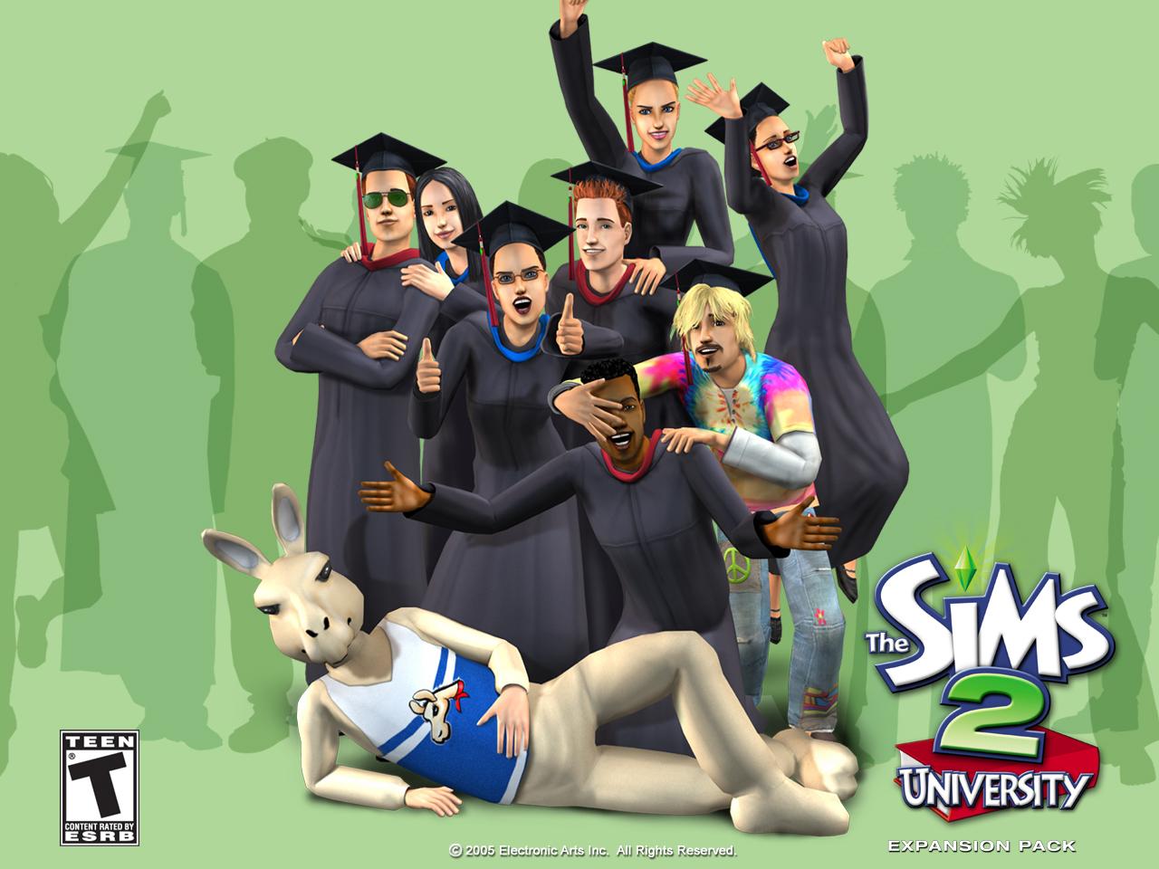 обои The Sims 2: University фото