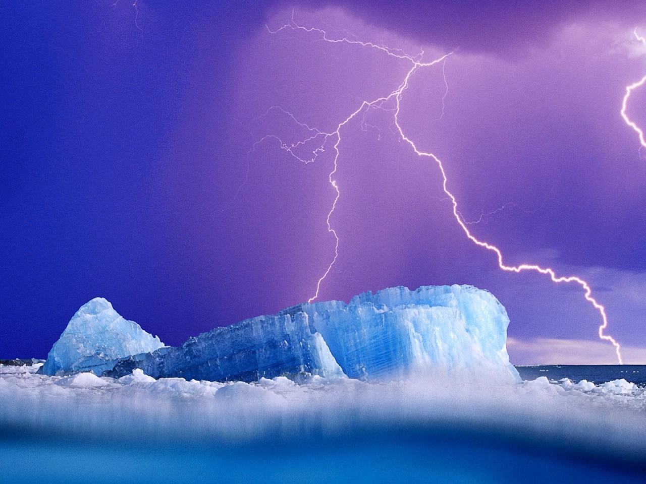 обои Ice Lightning фото