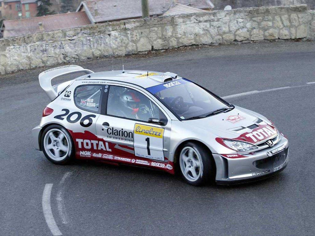 обои Peugeot 206 R. Burns фото