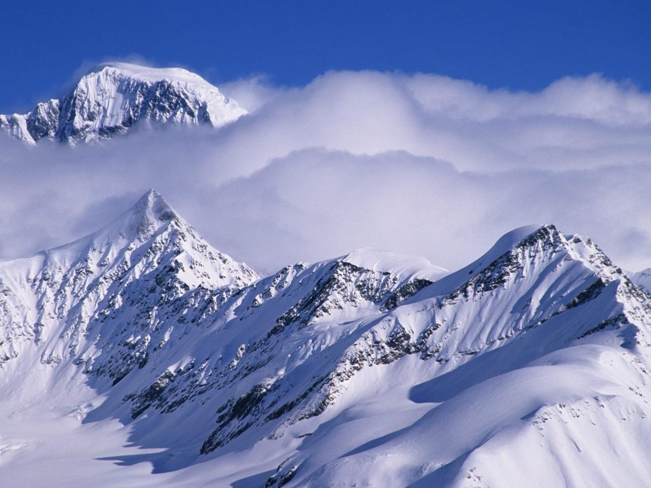 обои Alaska Range, Ruth Amphitheater, Alaska фото