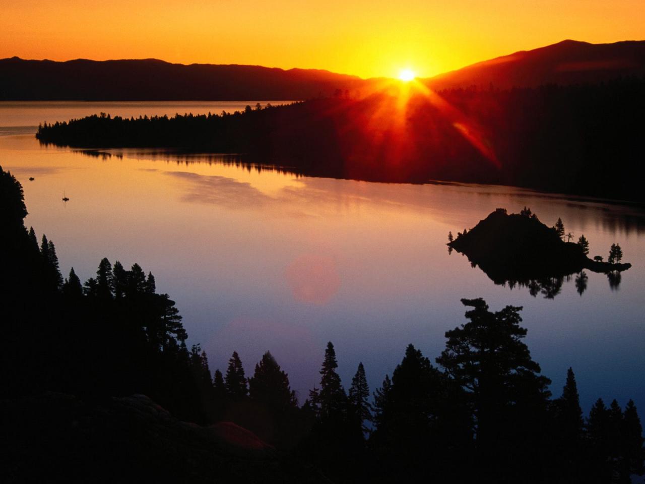 обои Lake Tahoe, California фото