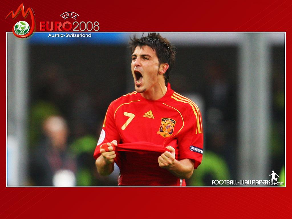 обои David Villa and euro 08 фото