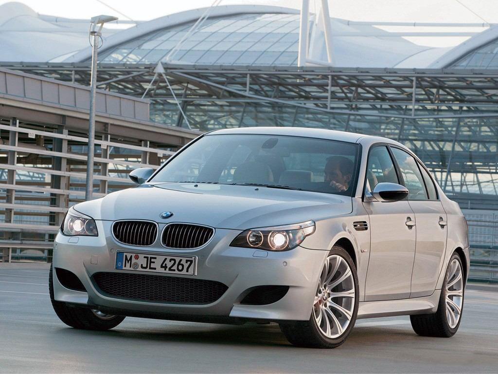 обои BMW 540 silver фото