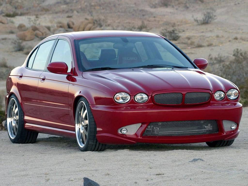 обои Jaguar XK sedan red фото