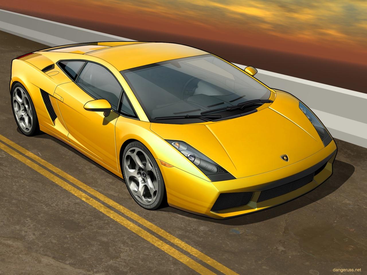 обои Yellow Gallardo фото