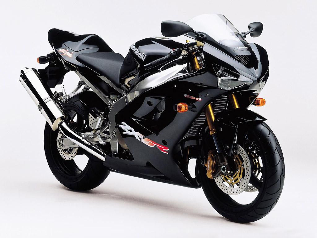 обои Kawasaki ZX6R Black фото