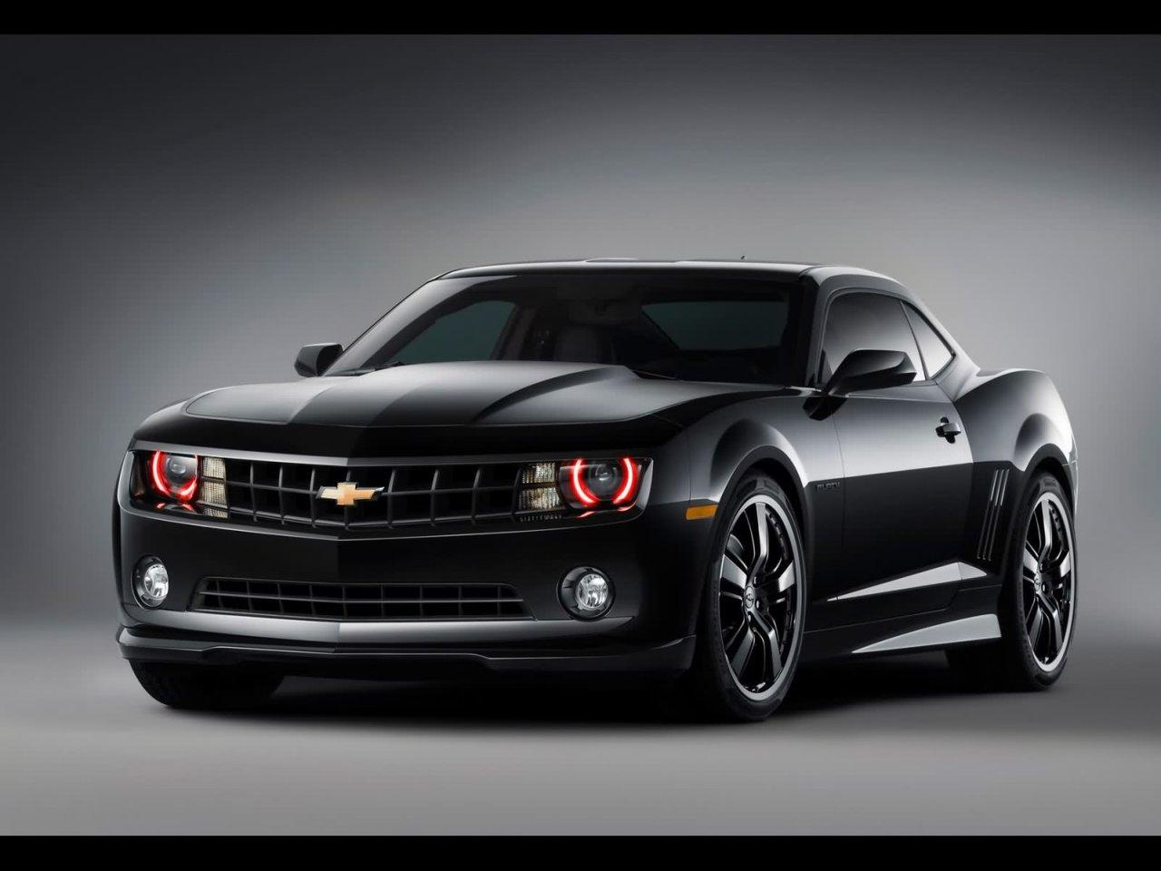 обои Chevrolet Camaro Black фото