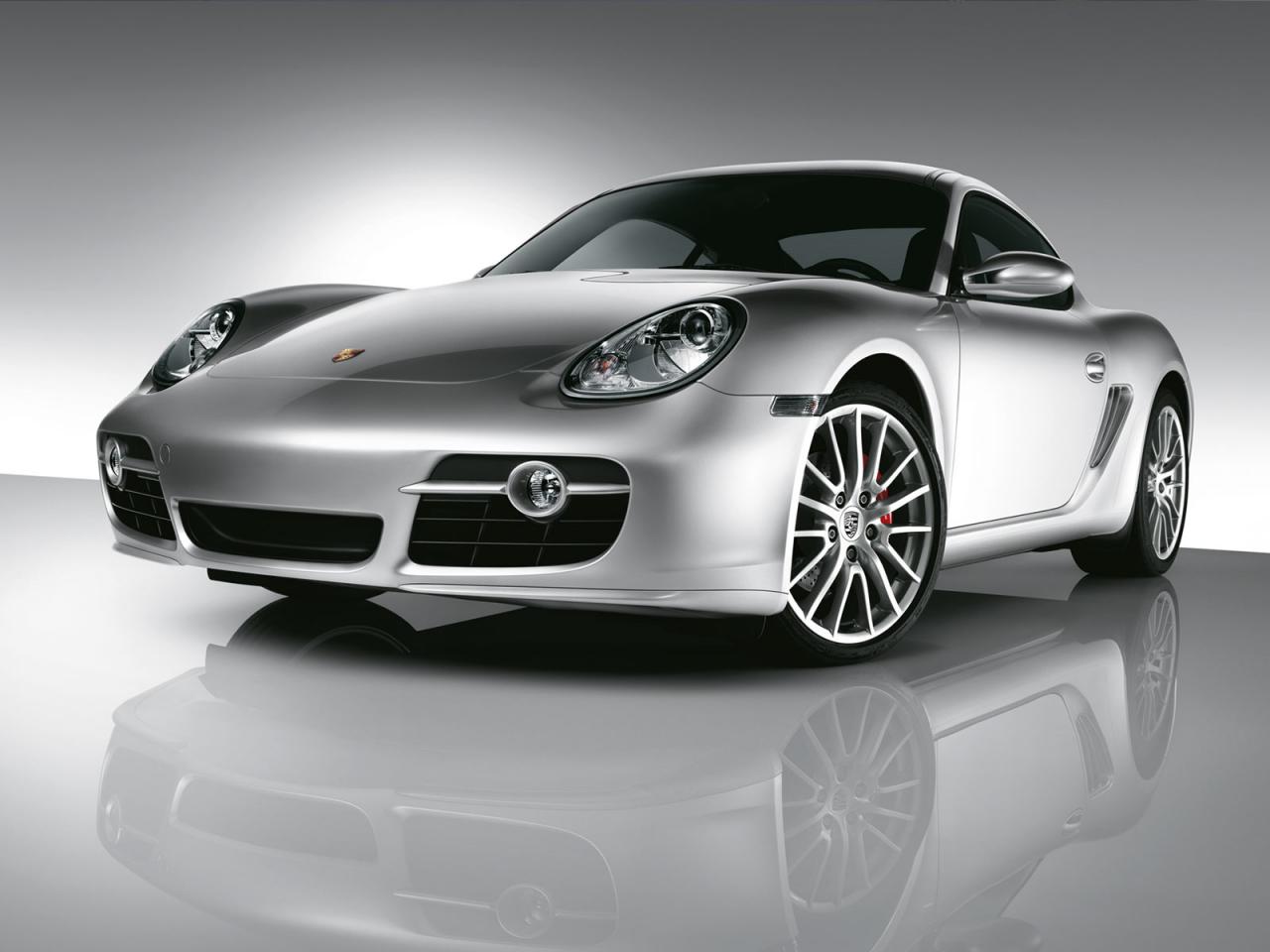 обои Porsche coupe silver фото