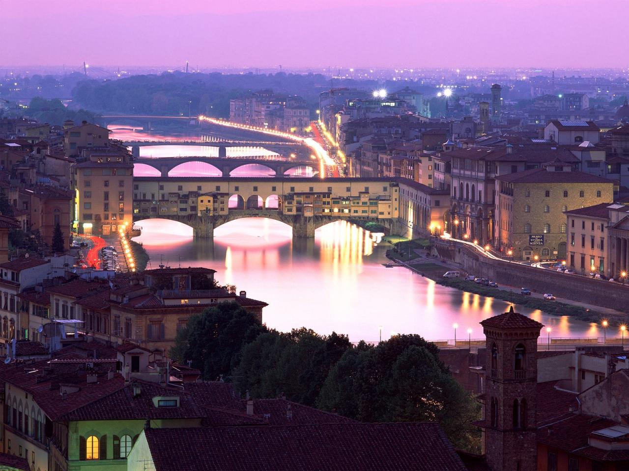 обои Ponte Vecchio, Florence, Italy фото