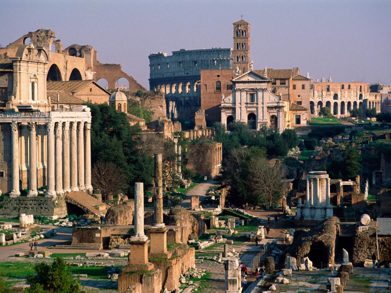 обои Roman Forum, Rome, Italy фото