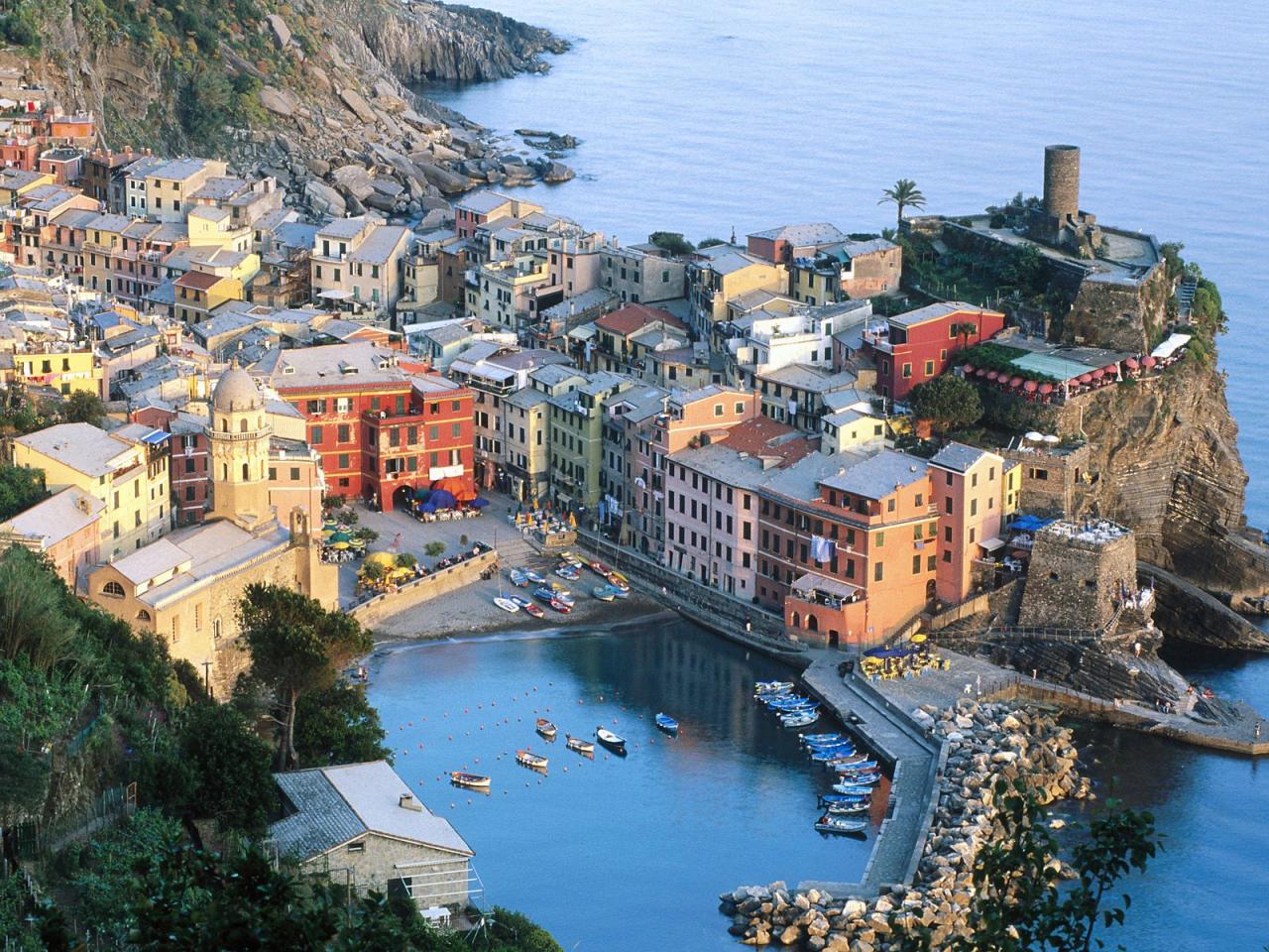 обои Vernazza, Cinque Terre, Liguria, Italy фото