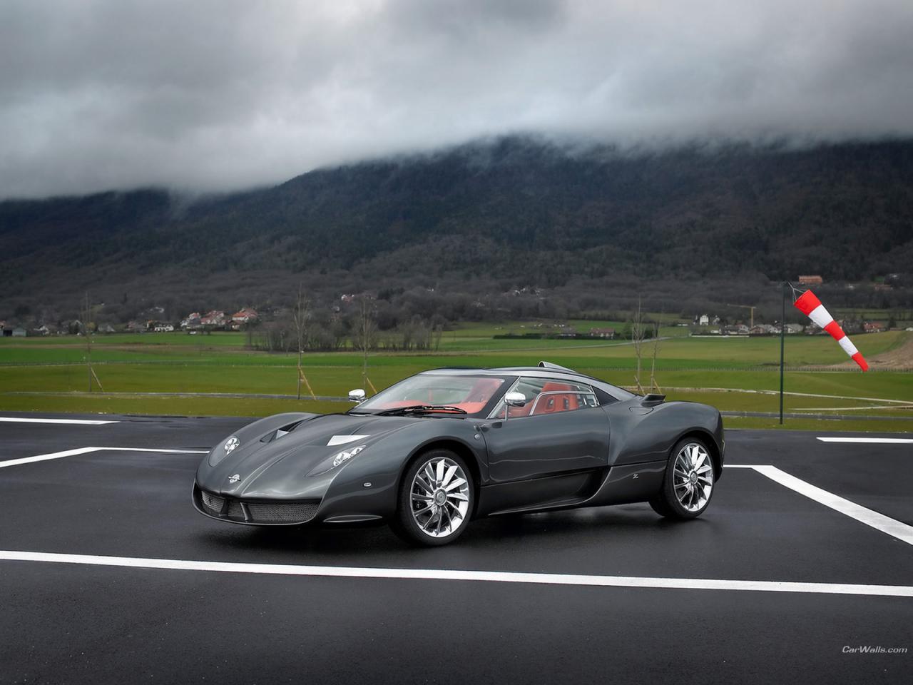 обои 2008 Spyker C12 Zagato пасмурно фото