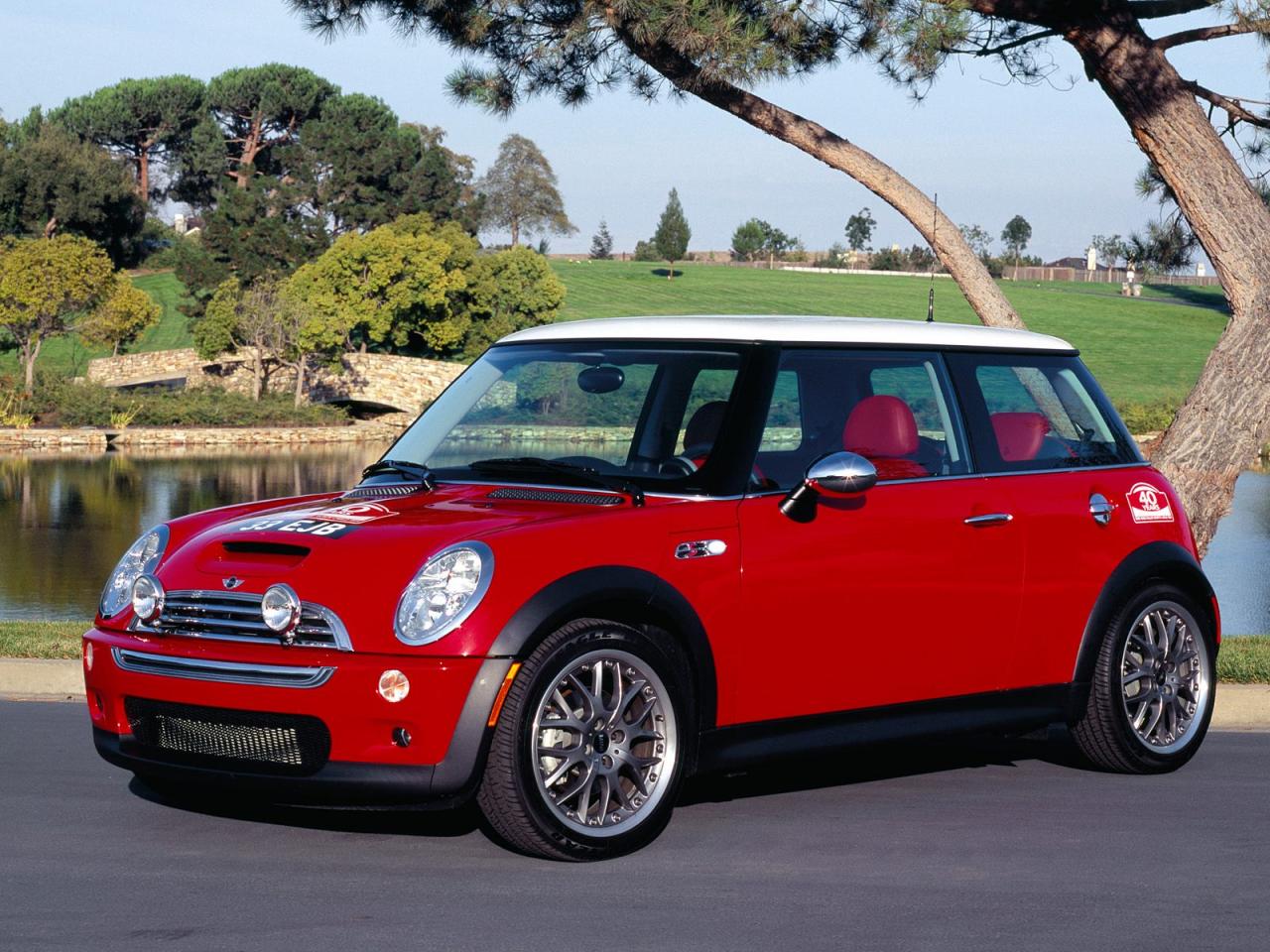 обои Red Mini Cooper фото