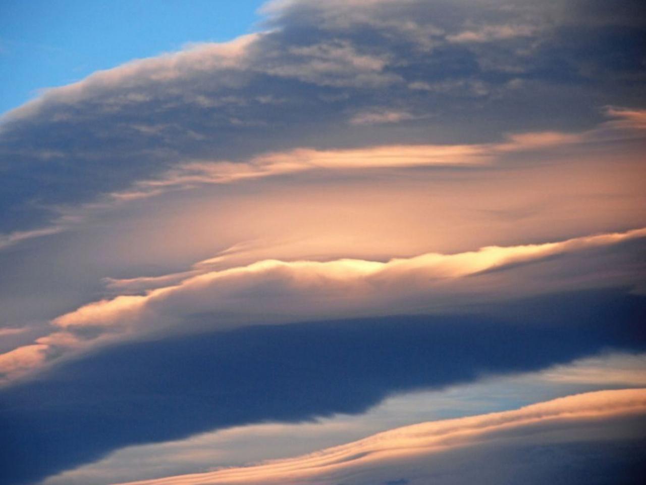 обои Фронтовые облака Новой Зеландии фото