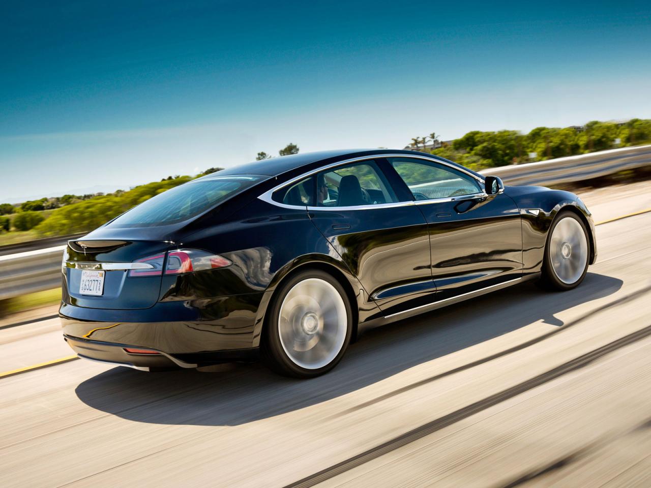 обои Tesla Model S Alpha Concept 2011 бок фото