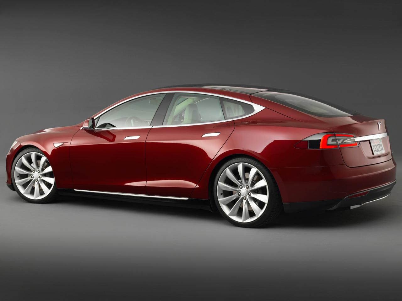 обои Tesla Model S 2012 сила фото