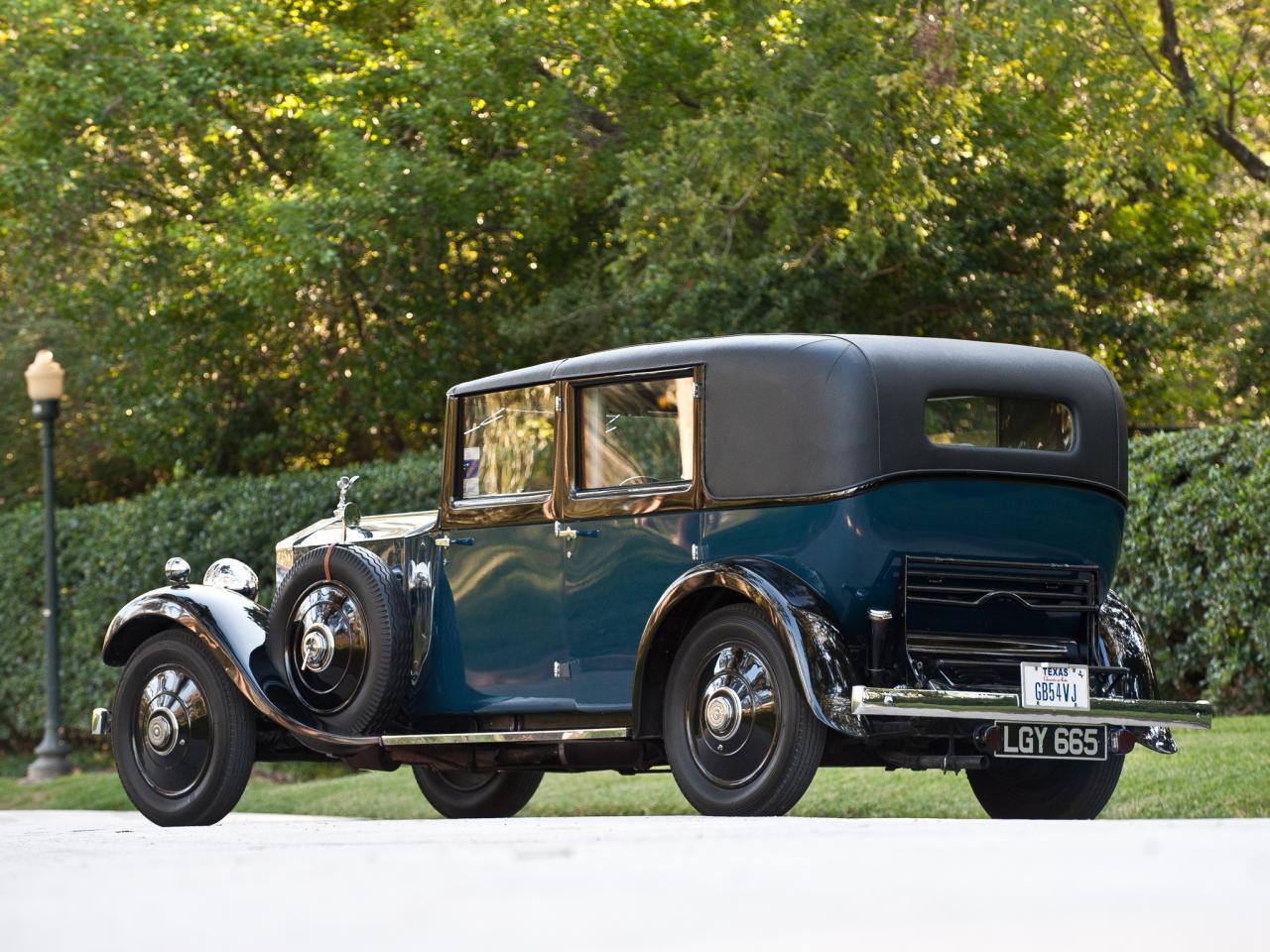 обои Rolls-Royce 20-25 HP Sedanca de Ville 1931 зад фото