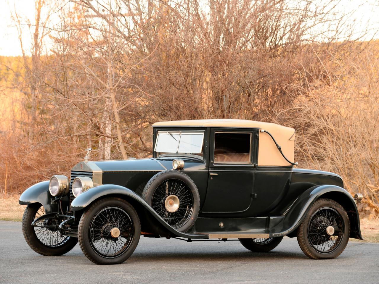 обои Rolls-Royce 20 2-door Landau Coupe by Locke 1925  бок фото