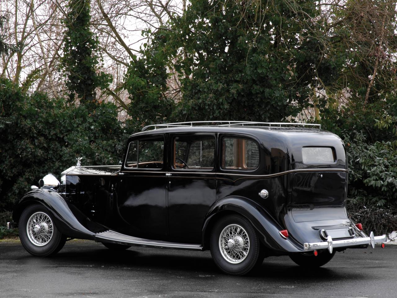 обои Rolls-Royce Wraith Limousine 1938 зад фото