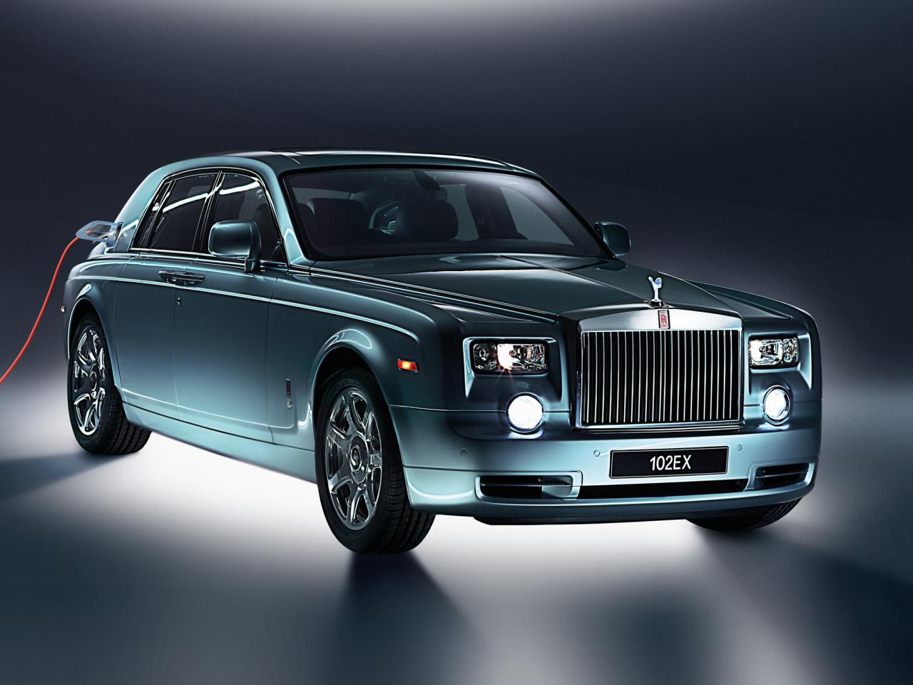 обои Rolls-Royce 102EX Electric Concept 2011 фары фото