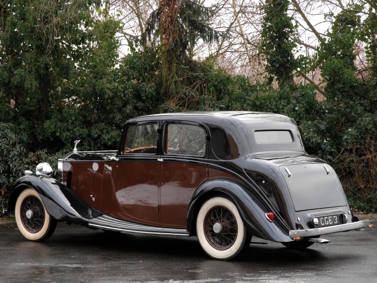 обои Rolls-Royce 25-30 HP Sport Saloon 1938 бок фото