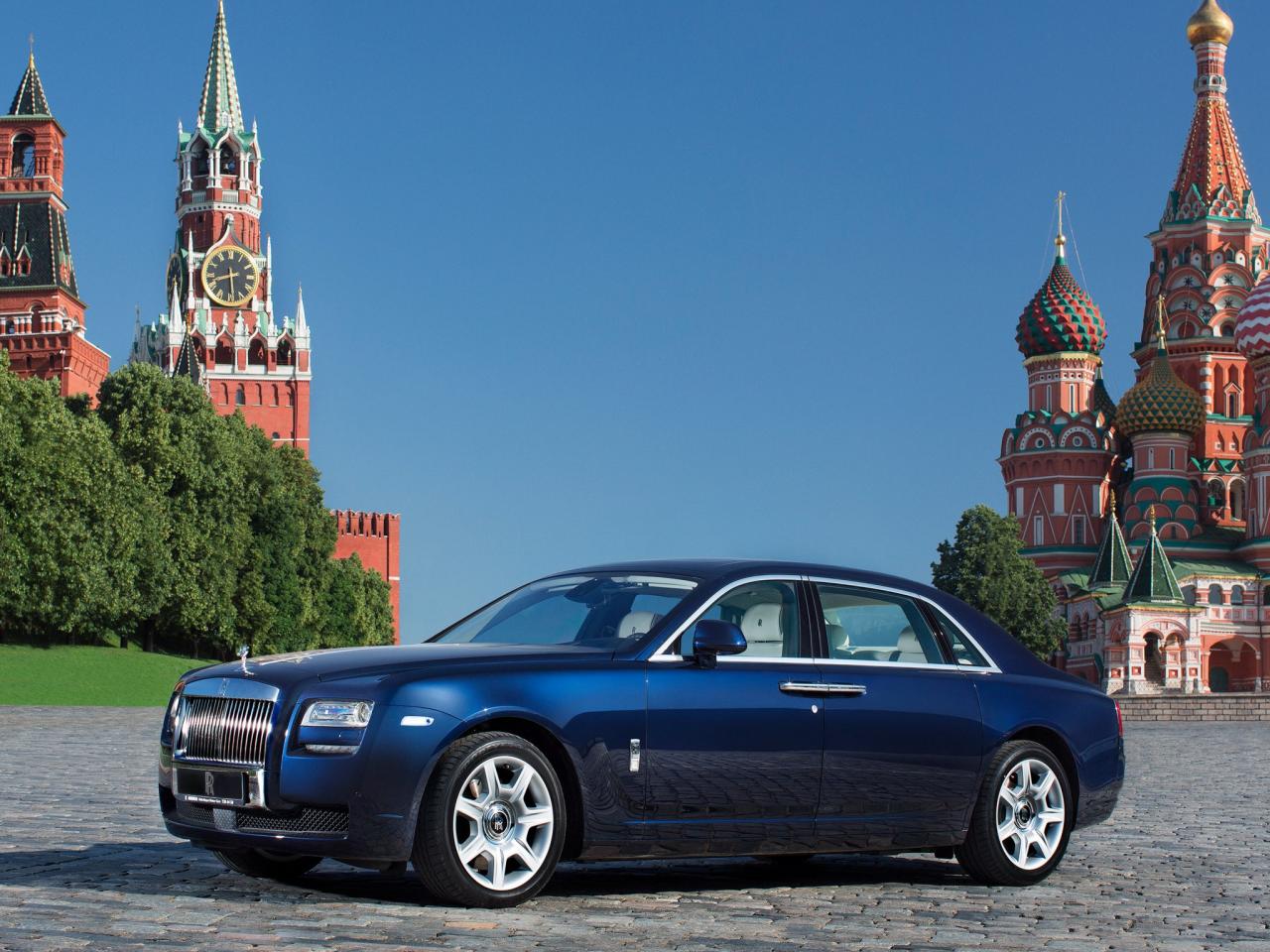 обои Rolls-Royce Ghost Extended Wheelbase 2011 москва фото