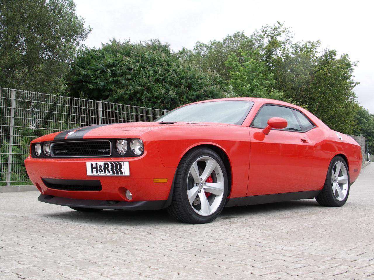 обои H&R Dodge Challenger SRT8 2008 перед фото