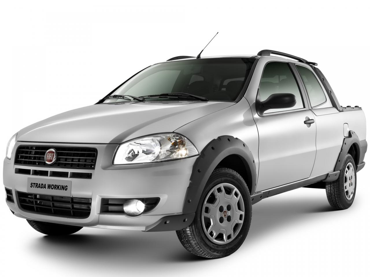 обои Fiat Strada Working CD 2009 боком фото