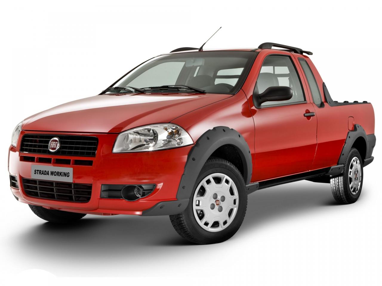 обои Fiat Strada Working CE 2009 боком фото