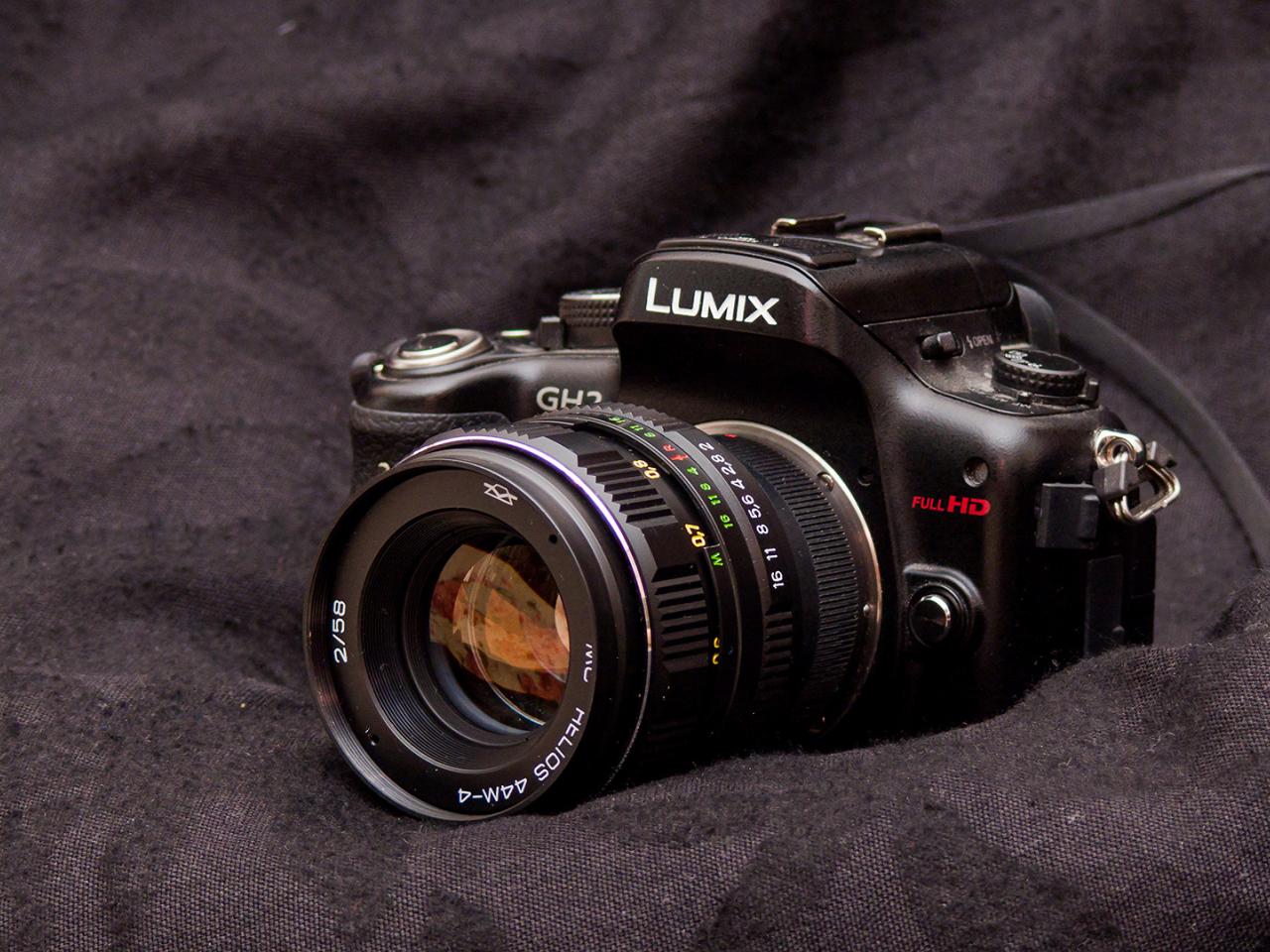 обои Фотоаппарат Lumix Full HD крупным планом фото