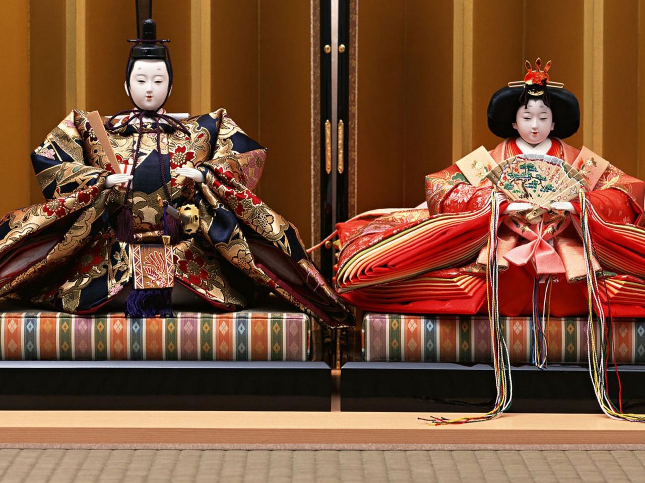 обои Двe куклы восточной культуры фото