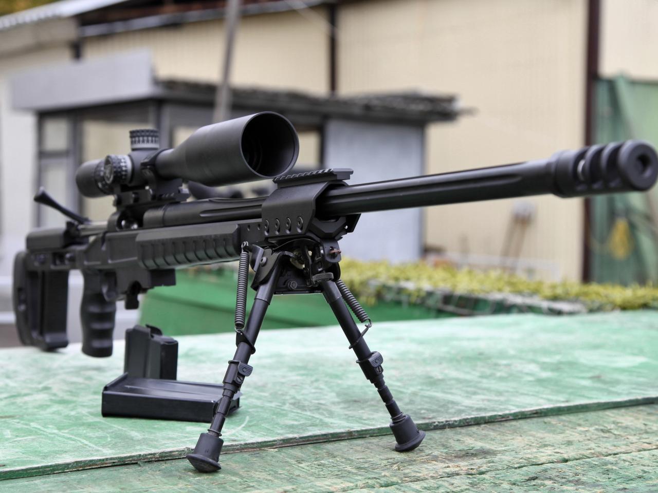 обои Снайперская крупнокалиберная винтовка фото