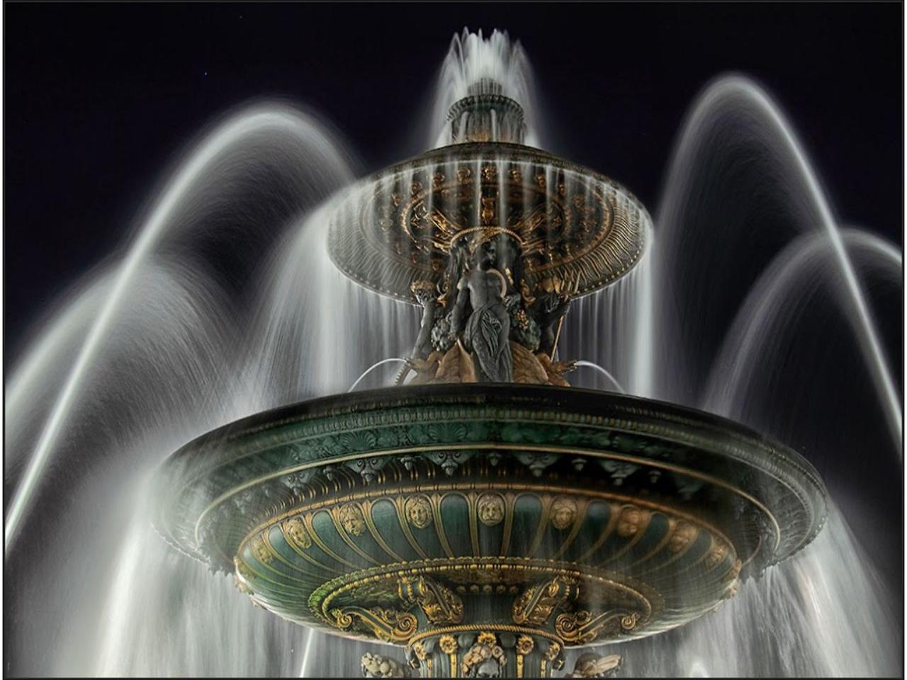 обои Парижский фонтан фото