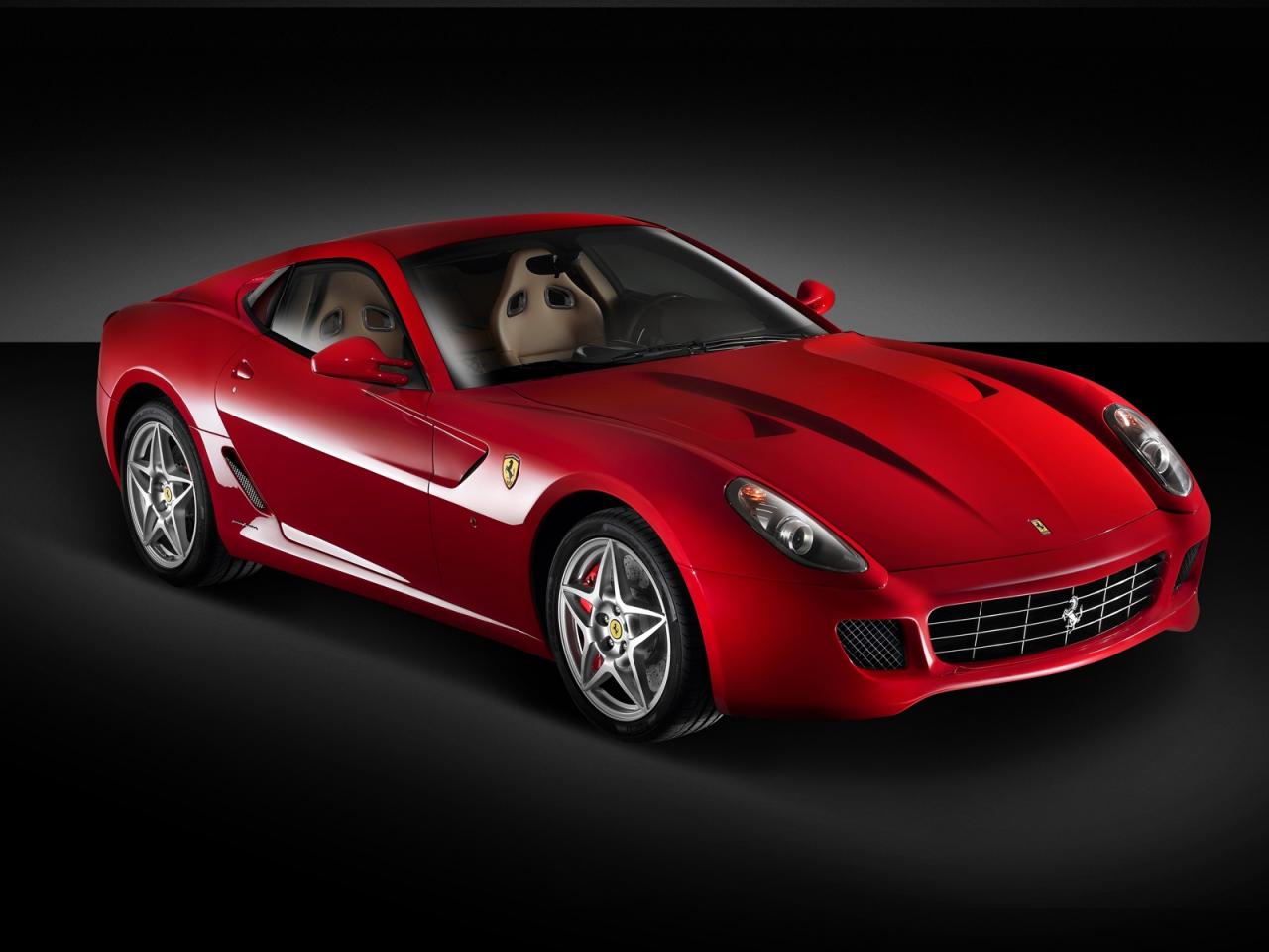 обои Красный Ferrari 599 GTB Fiorano фото