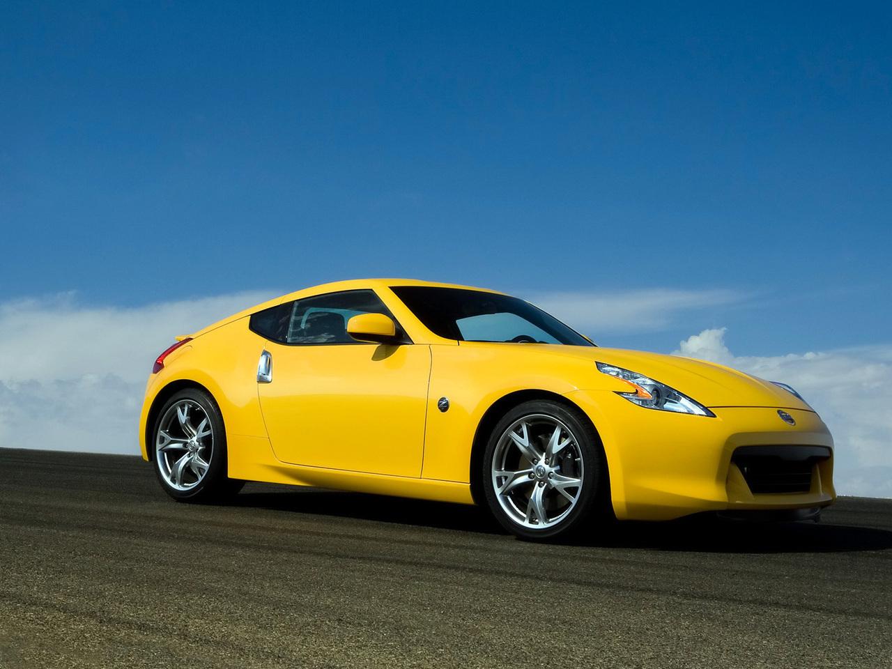 обои Nissan - 370Z - yellow фото