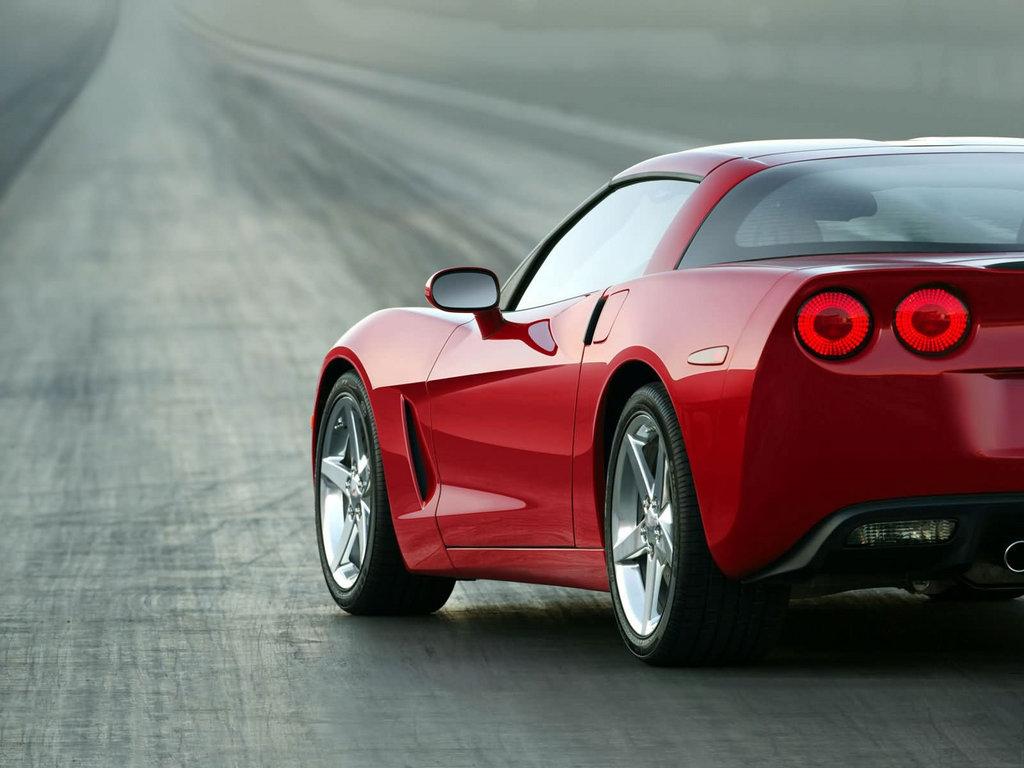 обои Chevrolet Corvette red фото