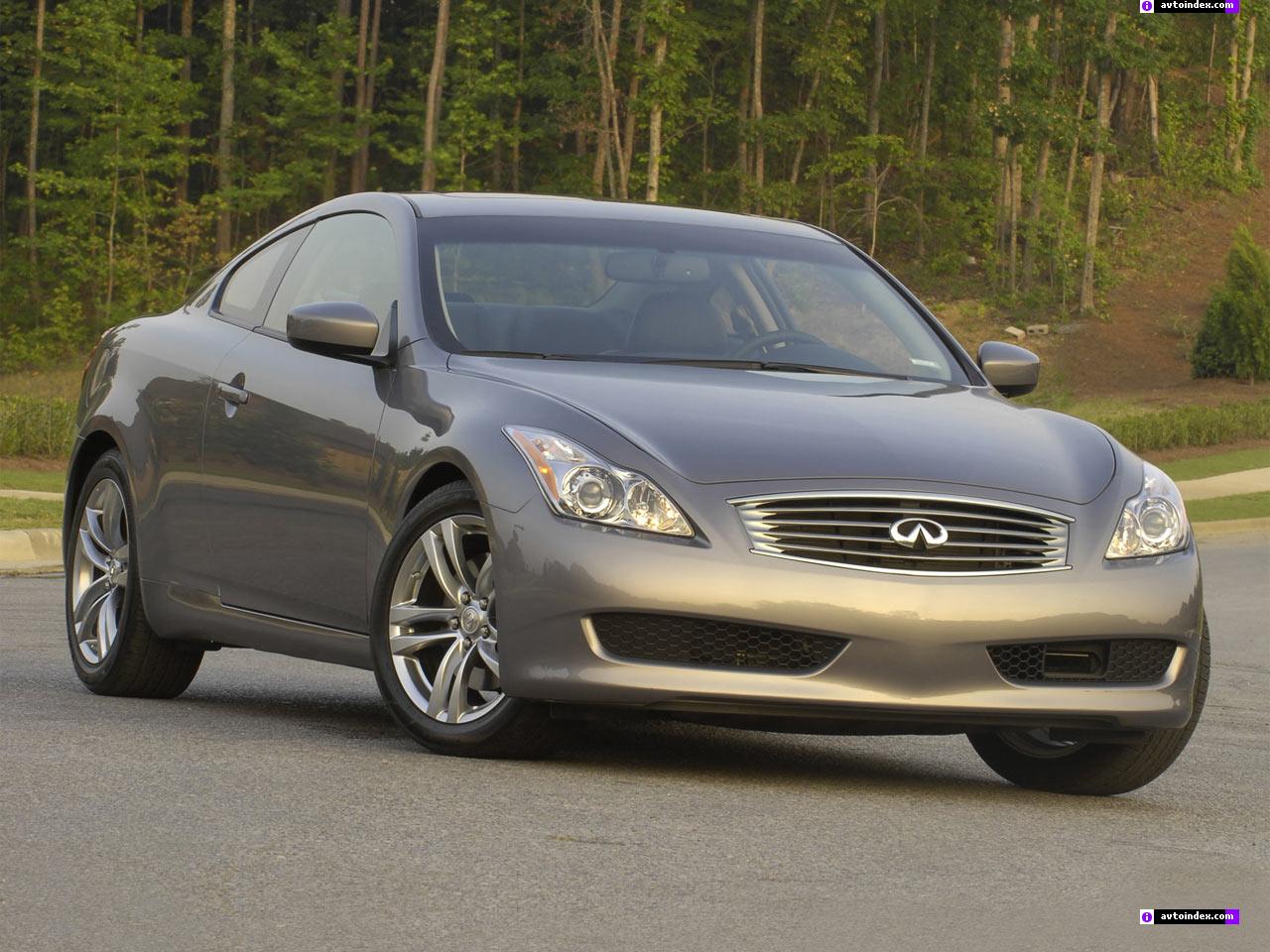 обои Infiniti G37 Coupe grey фото