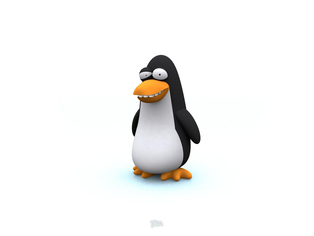 обои Пингвин и его ухмылка фото
