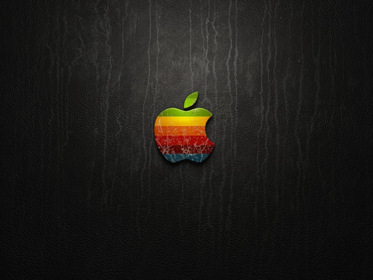 обои Разноцветный лого Apple фото