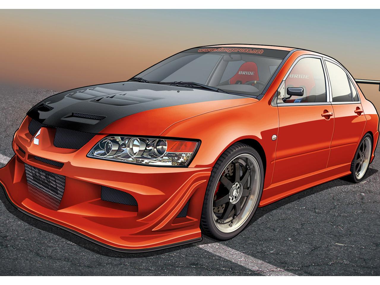 обои Mitsubishi Evo Clean фото