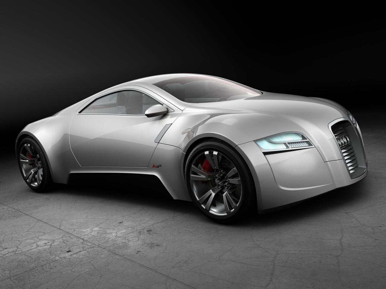 обои Audi R Zero Concept Silver фото