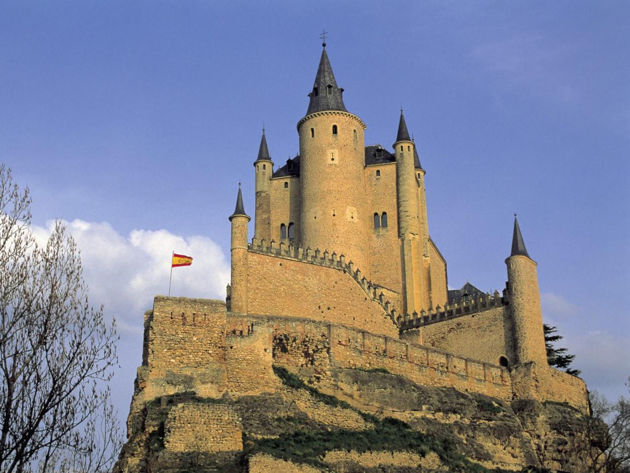 обои Alcazar Tower, Segovia, Spain фото