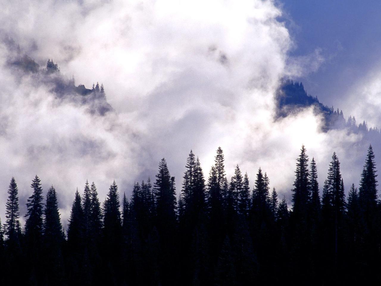 обои Storm Clouds Swirl, Washington фото