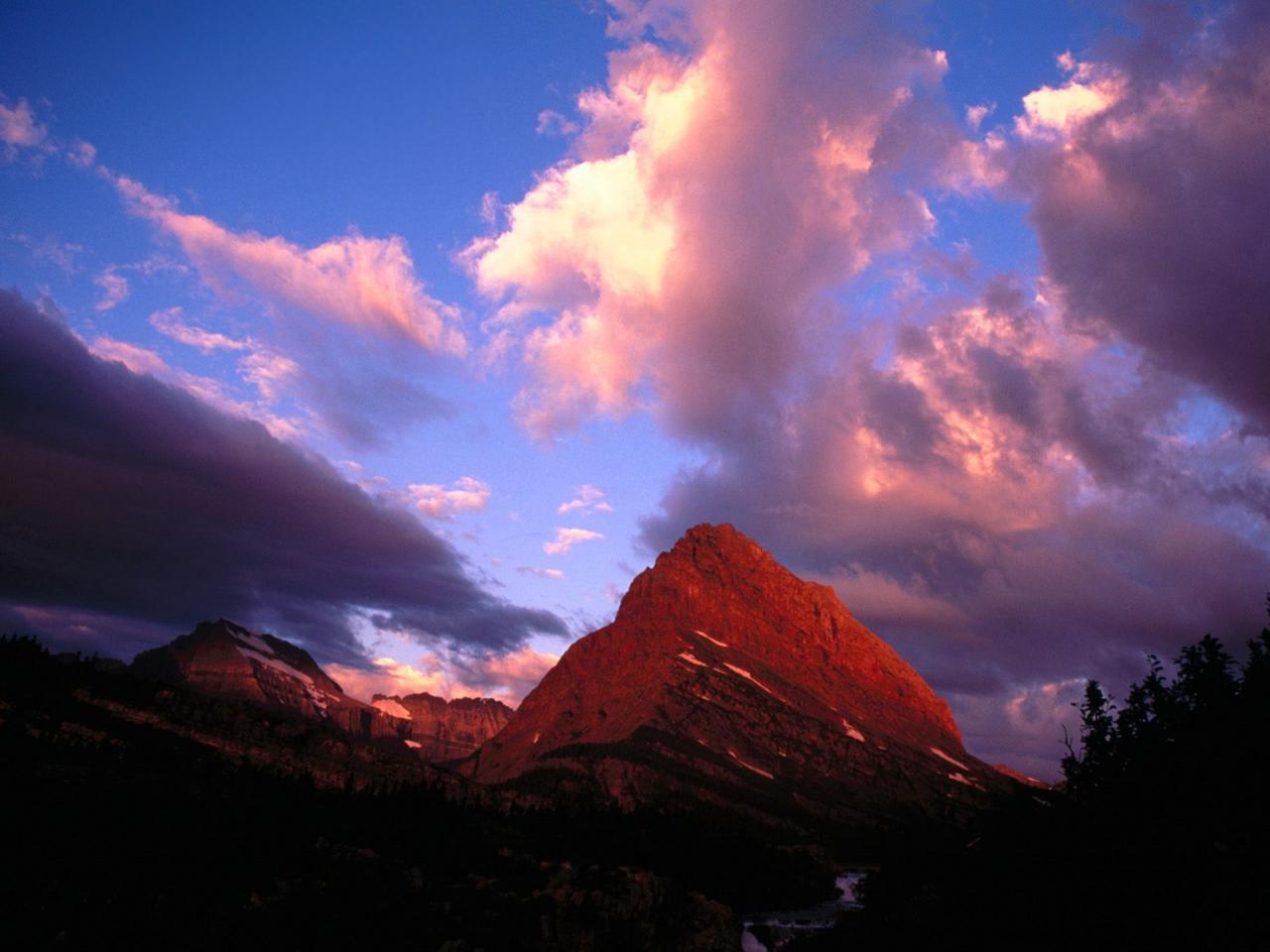 обои Brand New Day, Grinnell Point, Summer Glacier фото