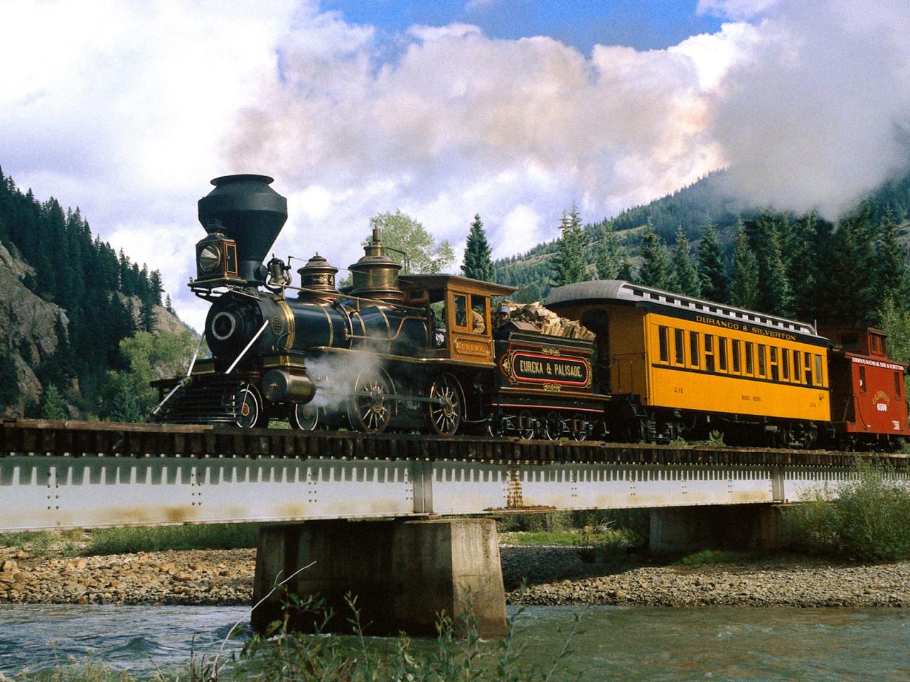 обои Durango-Silverton Line, Colorado фото