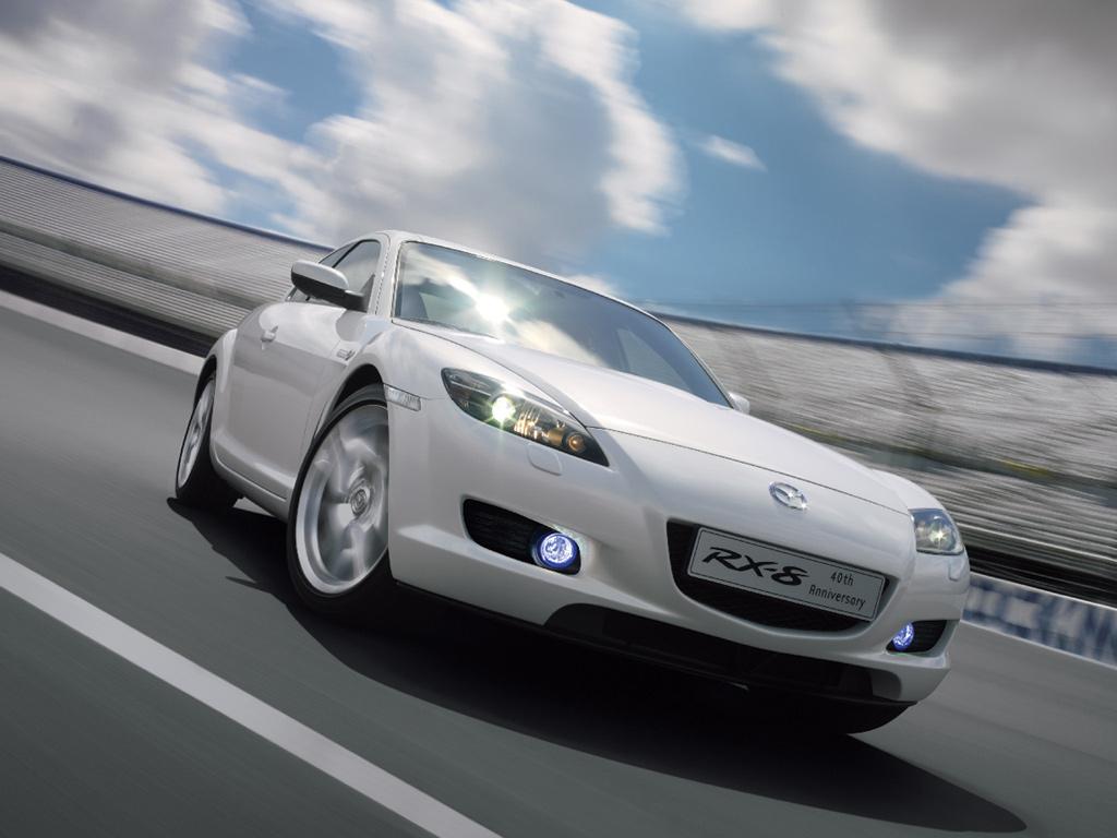 обои mazda rx-8 на заезде фото